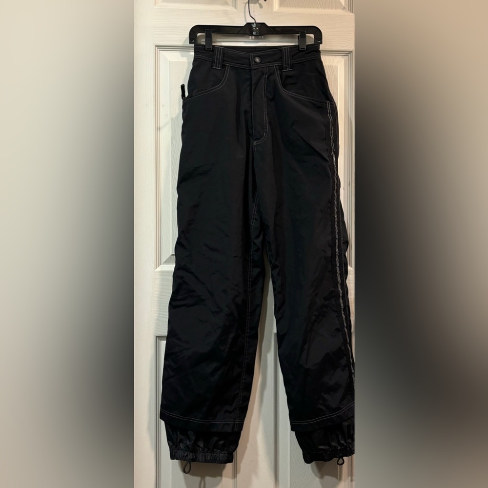 SMP Sessions Womens Atmosphere Pant Black White Contrast Stitching XS